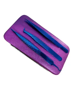 Blue Titanium Tweezer